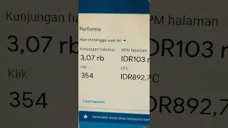 BERAPA PENDAPATAN PERHARI DARI BLOG GOOGLE ADSENSE