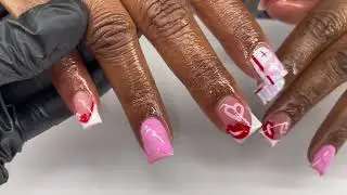 THREE CLIENT NAIL DAY AS A BAHAMIAN NAIL TECH (I had enough round to do my nails too 🥹🤧)