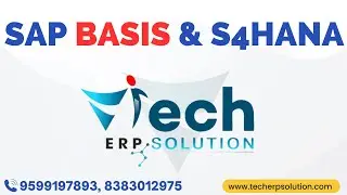 SAP BASIS & S4HANA- Demo Class | Tech ERP Solution #saptraining