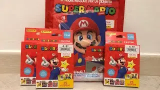 Panini’s Super Mario Sticker Packs and Book Unboxing! (19 Packs Total!)