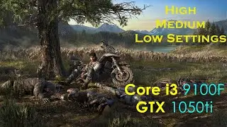 Days Gone PC FPS Test | GTX 1050ti | Core i3 9100F | All Settings