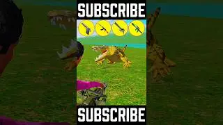 Indian Bikes Driving 3D 💥 All Gun Vs Crocodile 🐊 Power Challenge 🤯 #shorts #gaming #challenge #gta