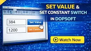 Set Value & Set Constant Switch in HMI | XP-Builder/DOPSoft Numeric Control Tutorial