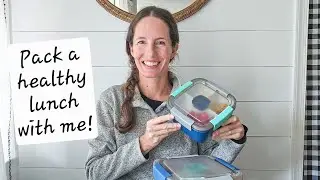 Watch me pack a healthy lunch with Freshmage salad lunch container