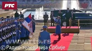 Doček Vladimir Putina ispred Palate 
