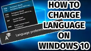 HOW TO CHANGE LANGUAGE ON WINDOWS 10 in 1 MINUTE! - DIM Tutorials