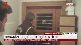 ORGANİZE SU&Ccedil; &Ouml;RG&Uuml;T&Uuml; &Ccedil;&Ouml;KERTİLDİ