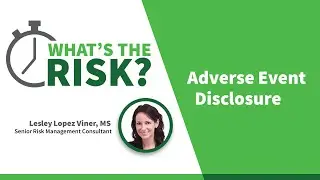 Adverse Event Disclosure