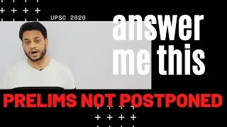 UPSC Prelims 2020 Not  Postponed🔥🔥 Do Not Waste Time ❌  Follow this ✅ DR NITIN SHAKYA