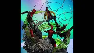 Marvel Legends Spider Man Web Accessories 3rd party custom by LaynYaiLoie Channel Review 6