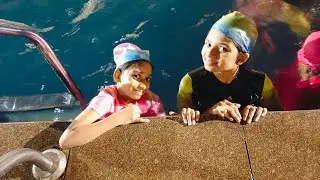 Farheen live at Palawa Lodha | club house @FarheennKhan #palawa #swimming #pool #enjoy #love #kids