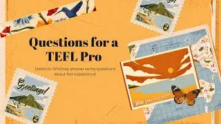 BEHIND THE SCENES | Questions for a TEFL Pro!