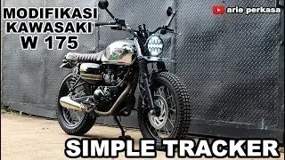 Modifikasi Simple Tracker -  Kawasaki W175