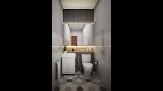 bathroom 3d design | 3ds max animation | corona