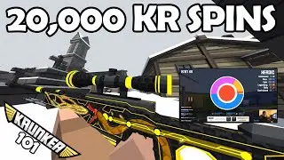 Spending 20,000 KR in Krunker.io! (Krunker's Prize Wheel System Explained)