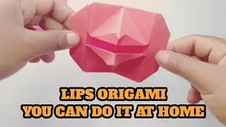 DIY HOW TO MAKE A MOUTH FROM ORIGAMI PAPER