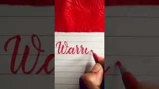 W for ???A-Z inspiration journey #warriors #art #motivation #calligraphy #youtubeshorts #shortsfeed