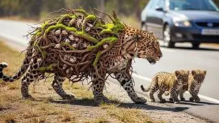 Leopard Family Safely Rescued on the Highway &mdash; A Heartwarming Wildlife Mission