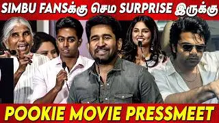 STR Fansக்கு செம Treat💥💥Vijay Antony Speech at Pookie Pressmeet | Ajay Dhishan Dhanusha Pookie
