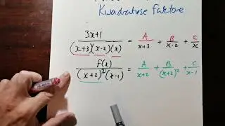 Gr11 Parsi&euml;le breuke met kwadratiese faktore
