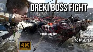 STONEWALL Shield 🛡 is the best shield in the game (Dreki full boss fight) #godofwarragnarok #ps5