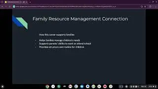Careers in family resource management