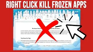 Add a Right Click Kill All Not Responding Apps Context Menu Item to Windows