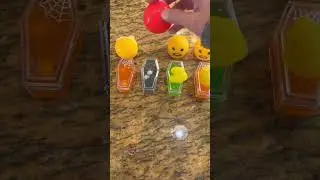 ULTIMATE SLIME CEMETERY   with Vomiting Egg Yokes #shorts #slime