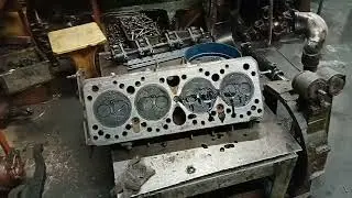 Снятие головки на двигателе СМД-14