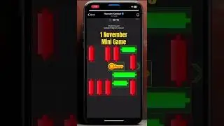 1 November Mini Game Hamster Kombat Daily MiniGame Solved #hamsterkombat #puzzle #minigames