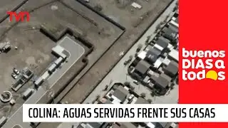 Familias indignadas en Colina: ¡Construyeron planta de aguas servidas al frente de sus casas!