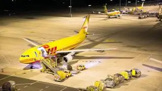 Eine Nacht am DHL Hub in Leipzig