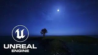 Unreal Engine Ocean Render - Night Scene #ue5 #megascans
