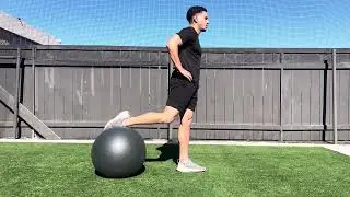 Split Squat with Stability Ball