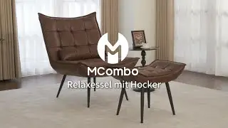 MCombo Relaxsessel Fernsehsessel Sessel Mikrofaser mit / ohne Hocker 4779BR