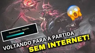 ✅ COMO VOLTAR PARA A PARTIDA DE LOL SEM INTERNET - COMO SALVAR A RANKED E SEUS PLD SEM INTERNET!!!!!