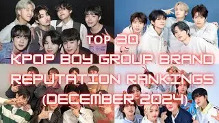 ТОР 30 К&Rho;&Omicron;&Rho; &Beta;&Omicron;&Upsilon; GROUP BRAND REPUTATION RANKINGS (DECEMBER,2024) #bts #straykids #exo #txt #seventeen