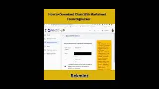 How to Download Class 10th and 12th Marksheet | Rekmint
