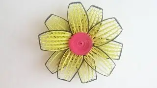 How To Make Beautiful 3D Quilling Flower / Tutorial