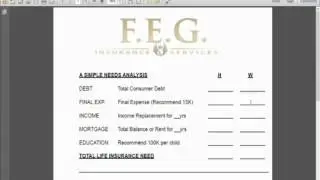 Freedom Equity Group FEG Client Presentation Part 2 Needs Analysis   Finding The Money
