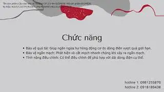 Cầu dao bảo vệ động cơ 3P 2.5-4A-GV2ME08 N.D.Phương 23.06.2025 21h18