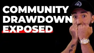 Showing The Algo Drawdown Amongst The Community And My Own Account