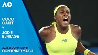 Coco Gauff v Jodie Burrage Condensed Match | Australian Open 2025 Second Round