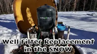 Private Well Filter Change in the Snow 2026 North Carolina