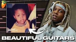 Making BEAUTIFUL Guitar Samples for LIL DURK | FL Studio Tutorial