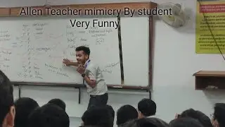 Teacher Mimicry Allen Kota of Ramashish Paul Sir ALLEN | mimicry allen kota @ALLENCareerInstituteofficial