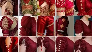 2026 🎉🎉New model maroon color ❣️ sleeves design/beautiful sleeves design for blouse
