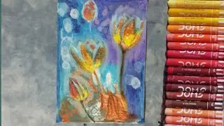 magical flowers drawing easy for beginners. #drawing
