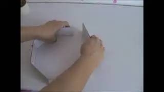 DIY Caixa octagonal de papelão