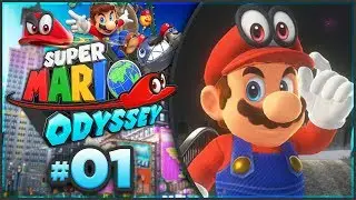 Super Mario Odyssey - Cap Kingdom 100% Walkthrough! [Part 1]